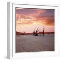 Dead Valley in Namibia at Dark-Andrushko Galyna-Framed Photographic Print