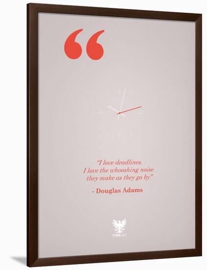 Deadline-TypeLike-Framed Art Print