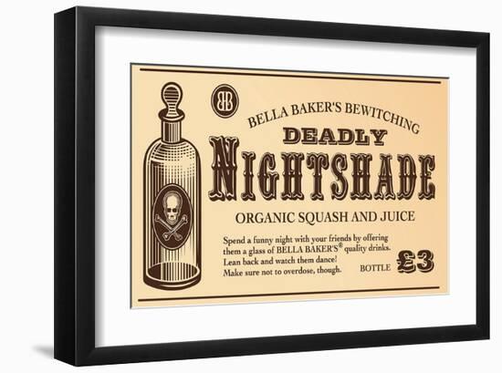 Deadly Nightshade-null-Framed Art Print
