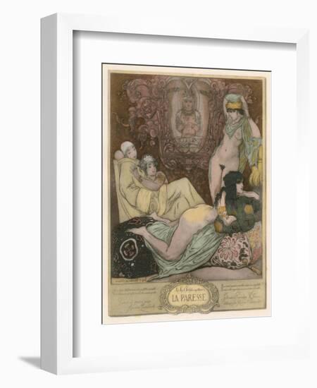 Deadly Sins / Sloth-null-Framed Art Print