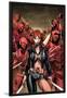 Deadpool No.50: Typhoid Mary with a Sword-Carlo Barberi-Lamina Framed Poster