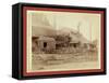 Deadwood and Delaware Smelter at Deadwood, S.Dak-John C. H. Grabill-Framed Stretched Canvas