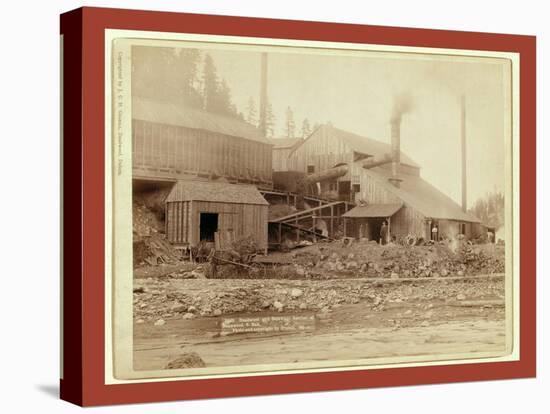 Deadwood and Delaware Smelter at Deadwood, S.Dak-John C. H. Grabill-Stretched Canvas