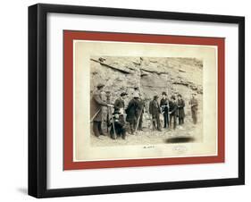 Deadwood Central R.R. Engineer Corps-John C. H. Grabill-Framed Giclee Print