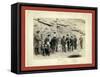 Deadwood Central R.R. Engineer Corps-John C. H. Grabill-Framed Stretched Canvas