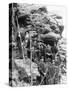 Deadwood Central Railroad Engineer Corps Photograph - Deadwood, SD-Lantern Press-Stretched Canvas