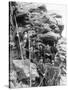 Deadwood Central Railroad Engineer Corps Photograph - Deadwood, SD-Lantern Press-Stretched Canvas