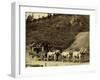 Deadwood Coach, Last Official Visit Of Supreme Court Judges To Deadwood-Grabill-Framed Art Print