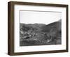 Deadwood from Livingston's Hill Photograph - Deadwood, SD-Lantern Press-Framed Art Print