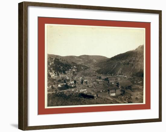 Deadwood, [S.D.] from Mrs. Livingston's Hill-John C. H. Grabill-Framed Giclee Print