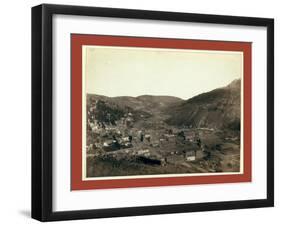 Deadwood, [S.D.] from Mrs. Livingston's Hill-John C. H. Grabill-Framed Giclee Print