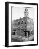 Deadwood, South Dakota City Hall Photograph - Deadwood, SD-Lantern Press-Framed Art Print