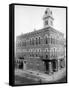 Deadwood, South Dakota City Hall Photograph - Deadwood, SD-Lantern Press-Framed Stretched Canvas