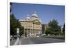 Deak Ferenc Square with the Former Anker Palace, Budapest, Hungary, Europe-Julian Pottage-Framed Photographic Print