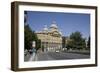 Deak Ferenc Square with the Former Anker Palace, Budapest, Hungary, Europe-Julian Pottage-Framed Photographic Print