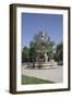 Deak Ferenc Ter Park with Centrepiece Fountain, Budapest, Hungary, Europe-Julian Pottage-Framed Photographic Print