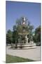 Deak Ferenc Ter Park with Centrepiece Fountain, Budapest, Hungary, Europe-Julian Pottage-Mounted Photographic Print