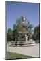 Deak Ferenc Ter Park with Centrepiece Fountain, Budapest, Hungary, Europe-Julian Pottage-Mounted Photographic Print