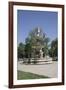 Deak Ferenc Ter Park with Centrepiece Fountain, Budapest, Hungary, Europe-Julian Pottage-Framed Photographic Print