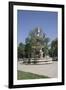 Deak Ferenc Ter Park with Centrepiece Fountain, Budapest, Hungary, Europe-Julian Pottage-Framed Photographic Print