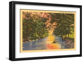 Deal Lake, Asbury Park-null-Framed Art Print