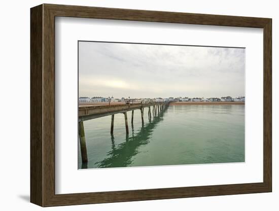 Deal seafront as seen from Deal Pier, Deal, Kent, England, United Kingdom, Europe-Tim Winter-Framed Photographic Print