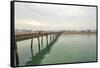 Deal seafront as seen from Deal Pier, Deal, Kent, England, United Kingdom, Europe-Tim Winter-Framed Stretched Canvas