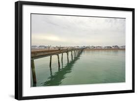 Deal seafront as seen from Deal Pier, Deal, Kent, England, United Kingdom, Europe-Tim Winter-Framed Photographic Print