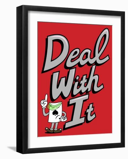 Deal with It-Steven Wilson-Framed Giclee Print