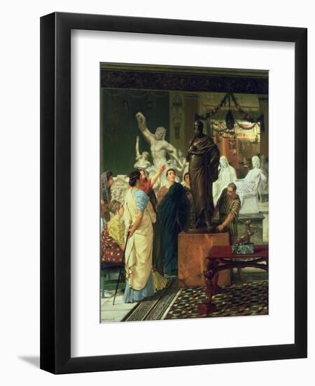 Dealer in Statues-Sir Lawrence Alma-Tadema-Framed Giclee Print