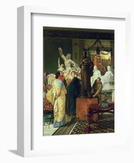 Dealer in Statues-Sir Lawrence Alma-Tadema-Framed Giclee Print