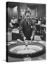 Dealer Roulette at National Casino-Francis Miller-Stretched Canvas