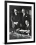 Dean Acheson, Sec. of State, Signs the North Atlantic Treaty Establishing the Nato Alliance-null-Framed Photo