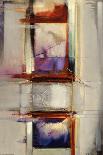Abstract V-Dean Bruce-Framed Stretched Canvas