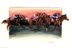 Horse Race-Dean Bruce-Art Print