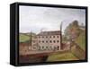 Dean Clough Mill, Bowling Dyke-Richard Drummond-Framed Stretched Canvas