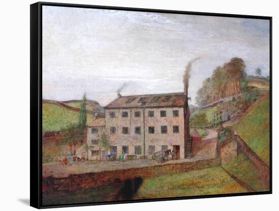 Dean Clough Mill, Bowling Dyke-Richard Drummond-Framed Stretched Canvas