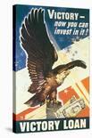 Victory - Now You Can Invest In It! 1945-Dean Cornwell-Mounted Art Print