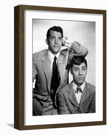 Dean Martin and Jerry Lewis, 1950-null-Framed Photo