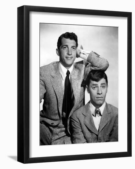 Dean Martin and Jerry Lewis, 1950-null-Framed Photo