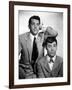 Dean Martin and Jerry Lewis, 1950-null-Framed Photo