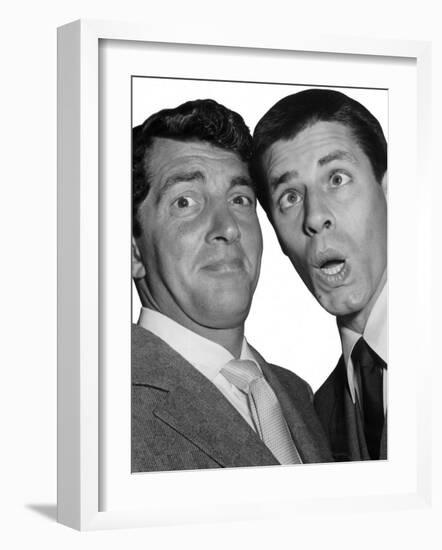 Dean Martin and Jerry Lewis, 1953-null-Framed Photo