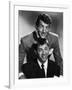 Dean Martin and Jerry Lewis, c. 1955 (b/w photo)-null-Framed Photo