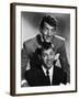 Dean Martin and Jerry Lewis, c. 1955 (b/w photo)-null-Framed Photo