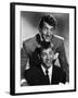 Dean Martin and Jerry Lewis, c. 1955 (b/w photo)-null-Framed Photo