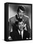 Dean Martin and Jerry Lewis, c. 1955 (b/w photo)-null-Framed Stretched Canvas