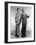 Dean Martin and Jerry Lewis, c. 1955 (b/w photo)-null-Framed Photo