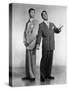 Dean Martin and Jerry Lewis, c. 1955 (b/w photo)-null-Stretched Canvas