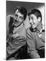 DEAN MARTIN AND JERRY LEWIS in the 50's, 1953: American comic team Dean Martin (L) and Jerry Lewis-null-Mounted Photo