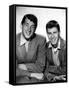 DEAN MARTIN AND JERRY LEWIS in the 50's (b/w photo)-null-Framed Stretched Canvas